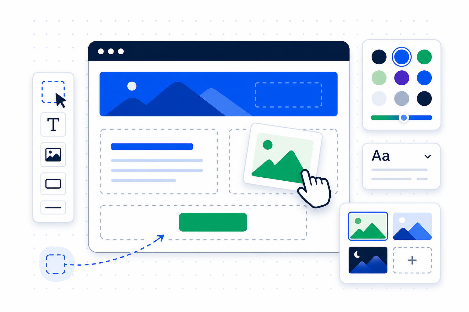 Build a stunning website in minutes